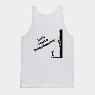 Belaying Climbers Tank Top